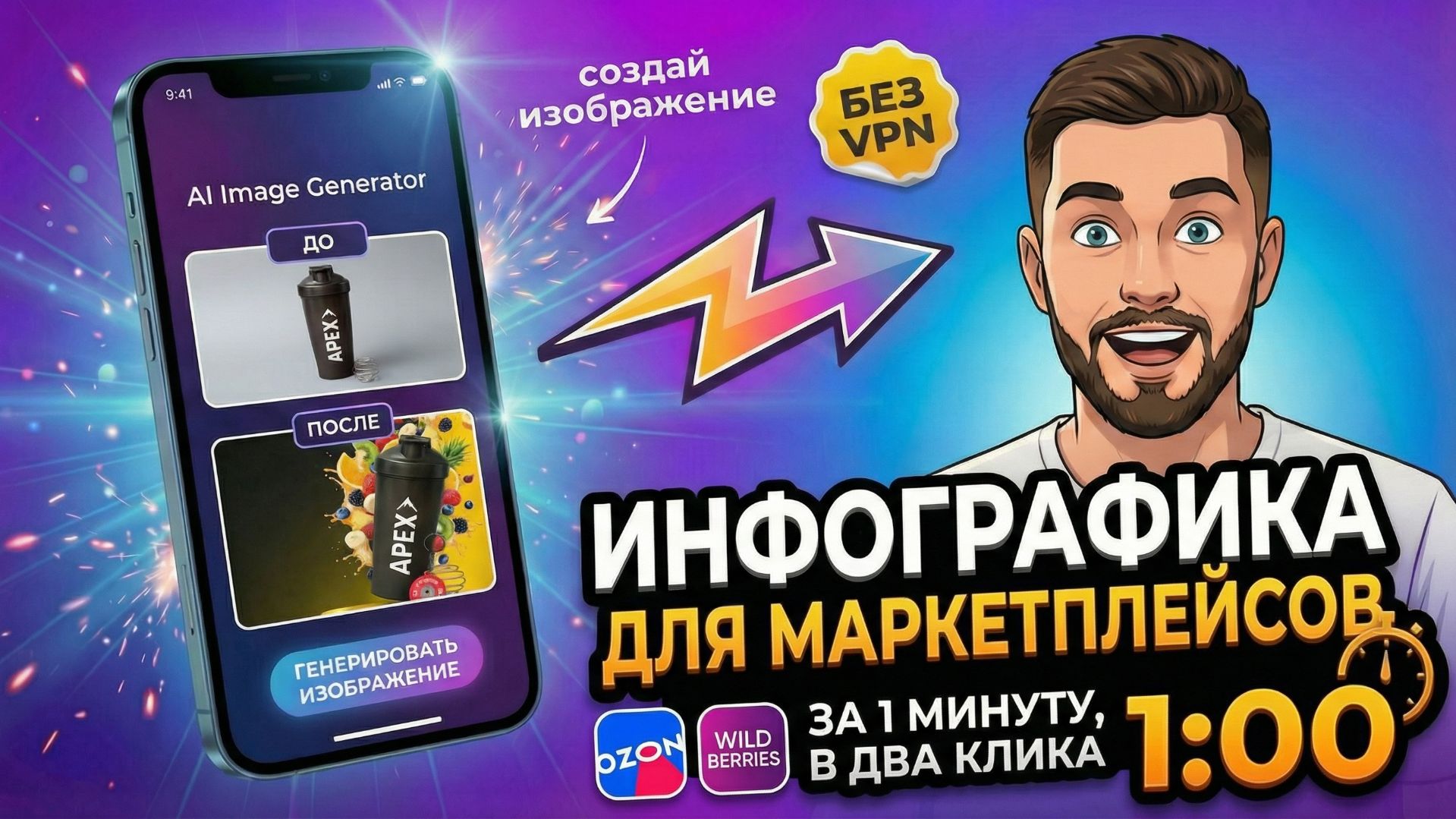 Инфографика для маркетплейсов через нейросеть смотреть онлайн