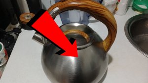 Как почистить чайник о накипи за 3 минуты!!!!!!!