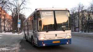 Автобус НефАЗ-5299-20-32 борт. №1841 маршрут 50 на остановке "Автомобильный колледж"