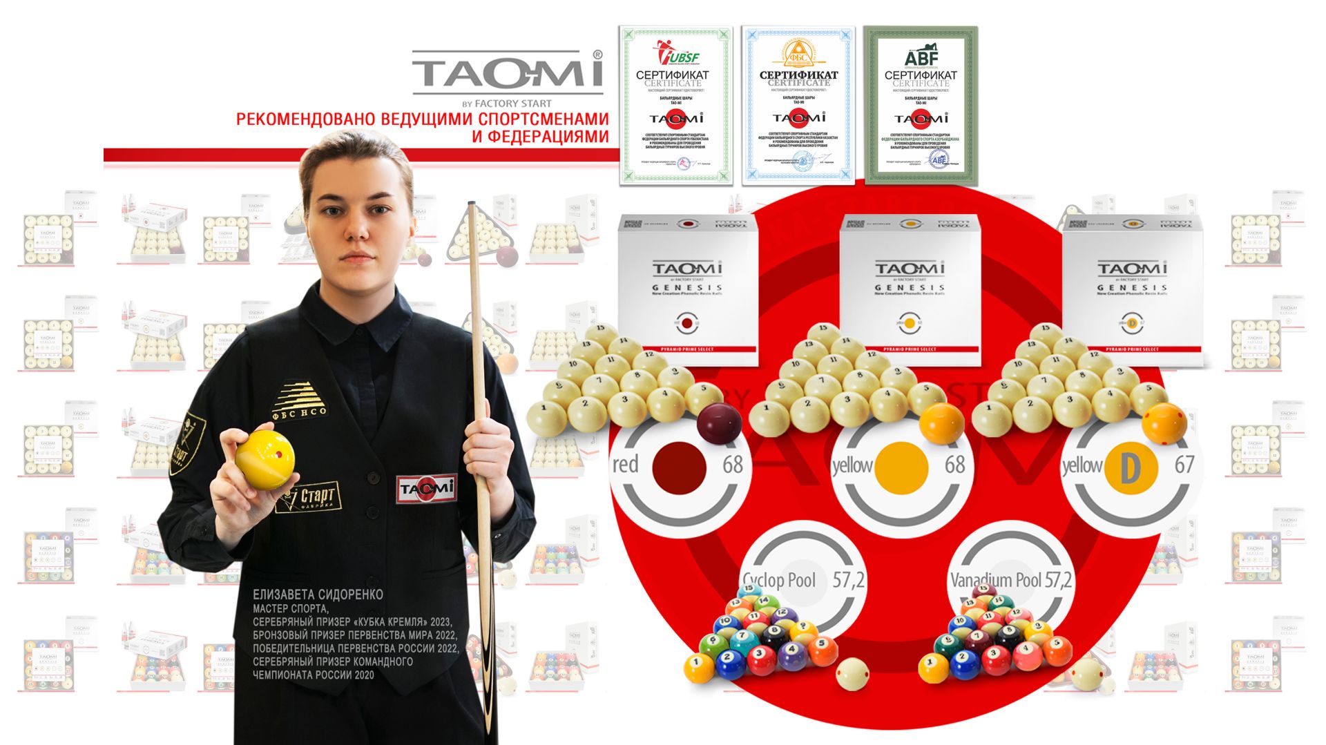 Бильярдные шары Шары TAO-MI GENESIS | Обзор от профессионала смотреть онлайн