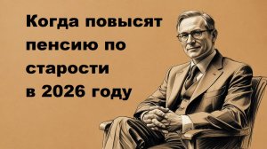 Когда повысят пенсию по старости в 2026 году
