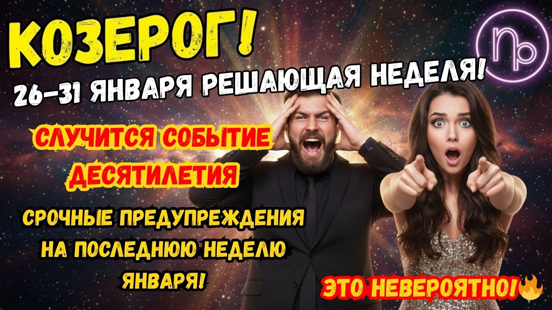 ♑️ КОЗЕРОГ ♑️ 26-31 января РЕШАЮЩАЯ НЕДЕЛЯ! ( СЛУЧИТСЯ СОБЫТИЕ ДЕСЯТИЛЕТИЯ) смотреть онлайн
