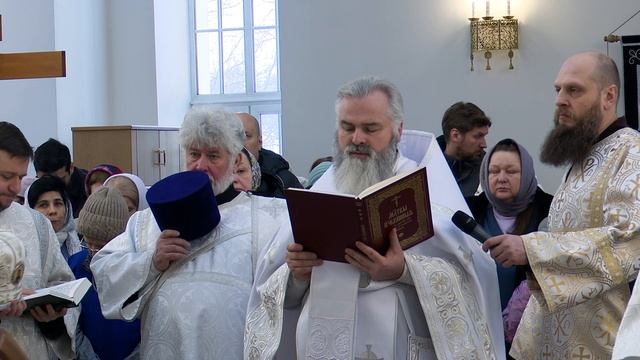 2026 г. Отец Марк Кравченко совершил славление Святому апостолу и евангелисту Марку Александрийскому смотреть онлайн