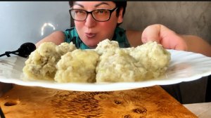 Сама не Ожидала, что вкусные ПОЛУЧАТСЯ🤷♂️/ Еле настряпала ЛЕНИВЫХ пельмешек/Я буду есть и худеть!