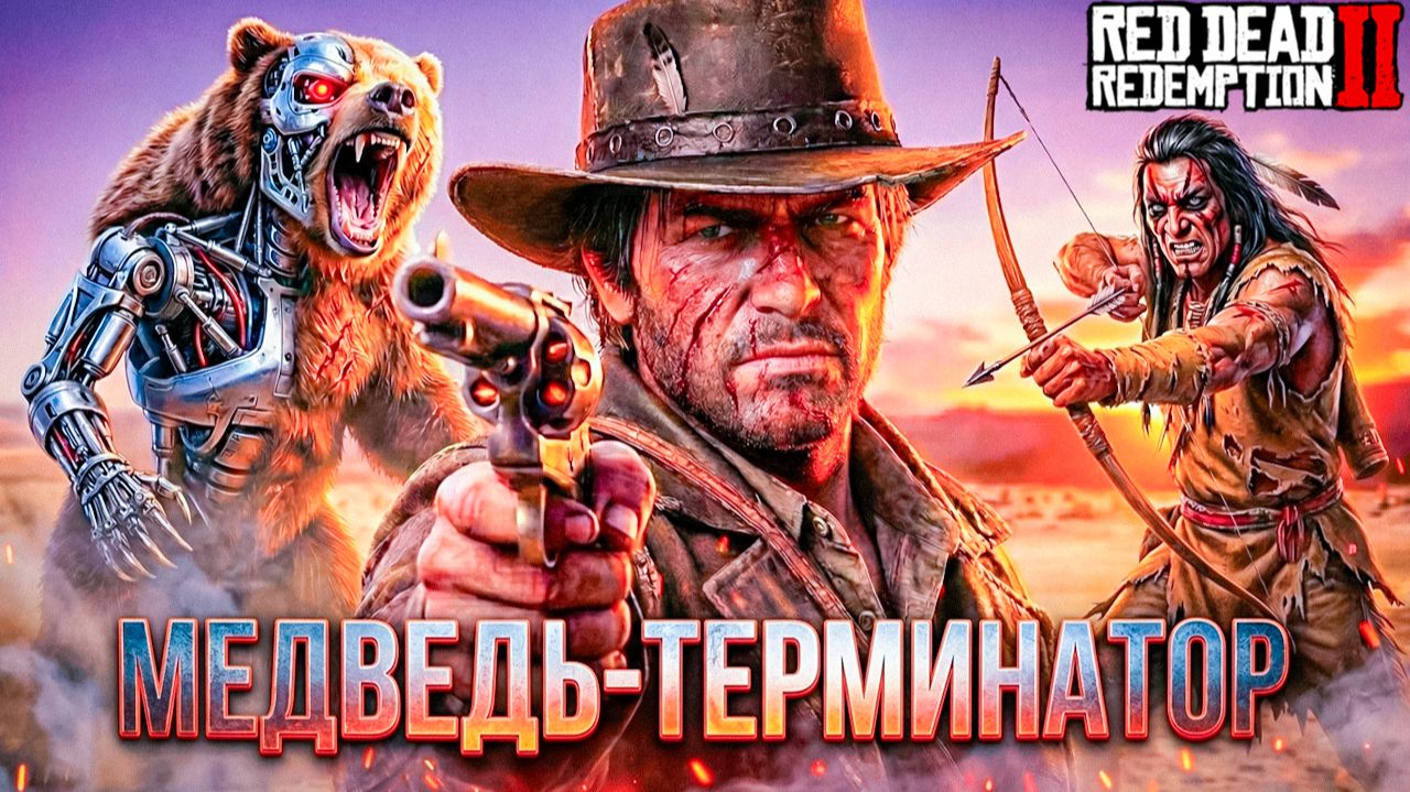 Дядю Похитили! Нападение Огромного МЕДВЕДЯ-ТЕРМИНАТОРА 💀 Red Dead Redemption 2 #39 смотреть онлайн