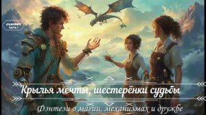 🎧АУДИОКНИГА ПОЛНОСТЬЮ 🔮Крылья мечты, шестерёнки судьбы⚙️юмористическое фэнтези, приключения ⚔️