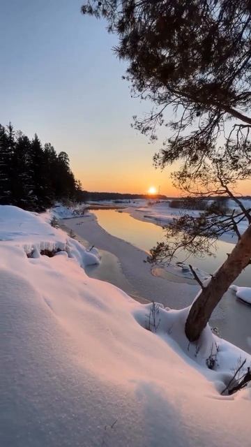 ЗАКАТ ЗИМОЙ смотреть онлайн