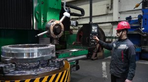 На Михайловском ГОКе модернизировали токарно-карусельный станок