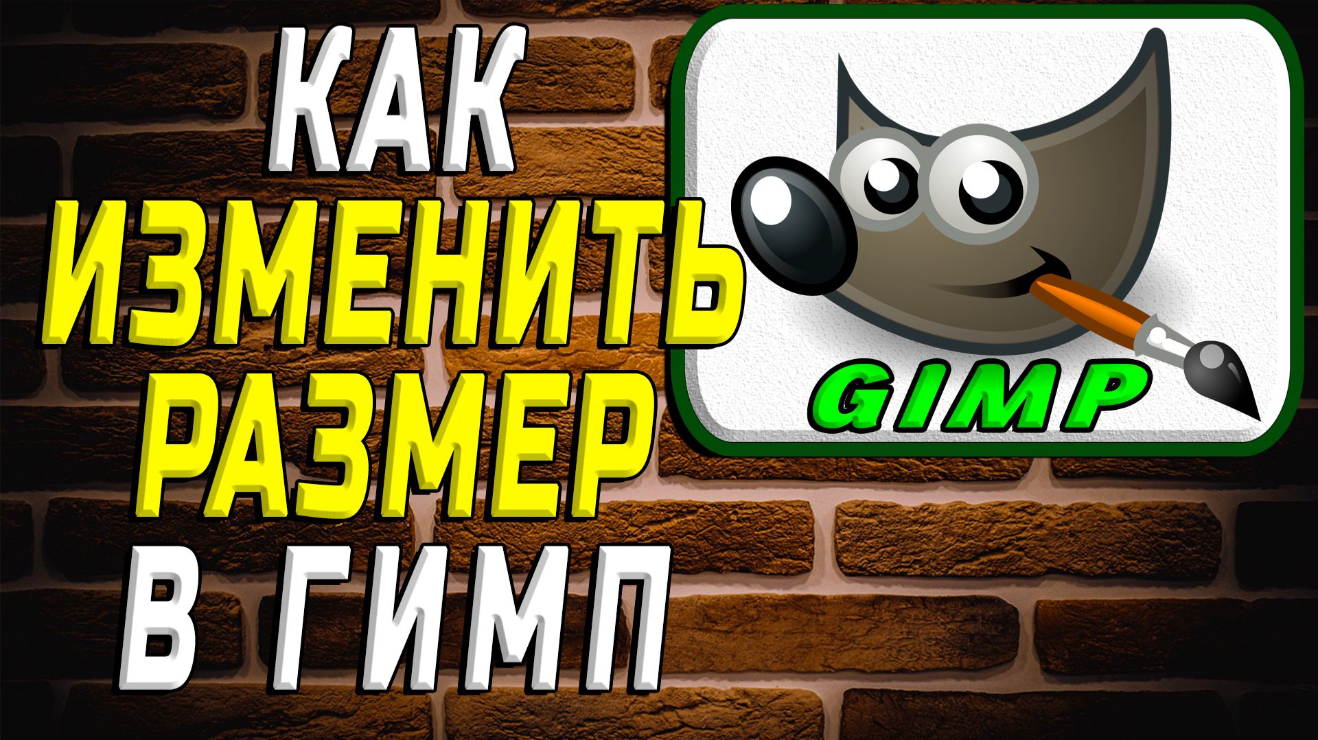 Как изменить размер в гимп смотреть онлайн