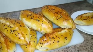 Вкусные пирожки с мясом в духовке.