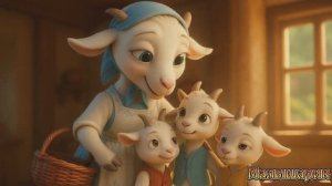 Волк и семеро козлят🐐🐺Русская народная сказка❤️
