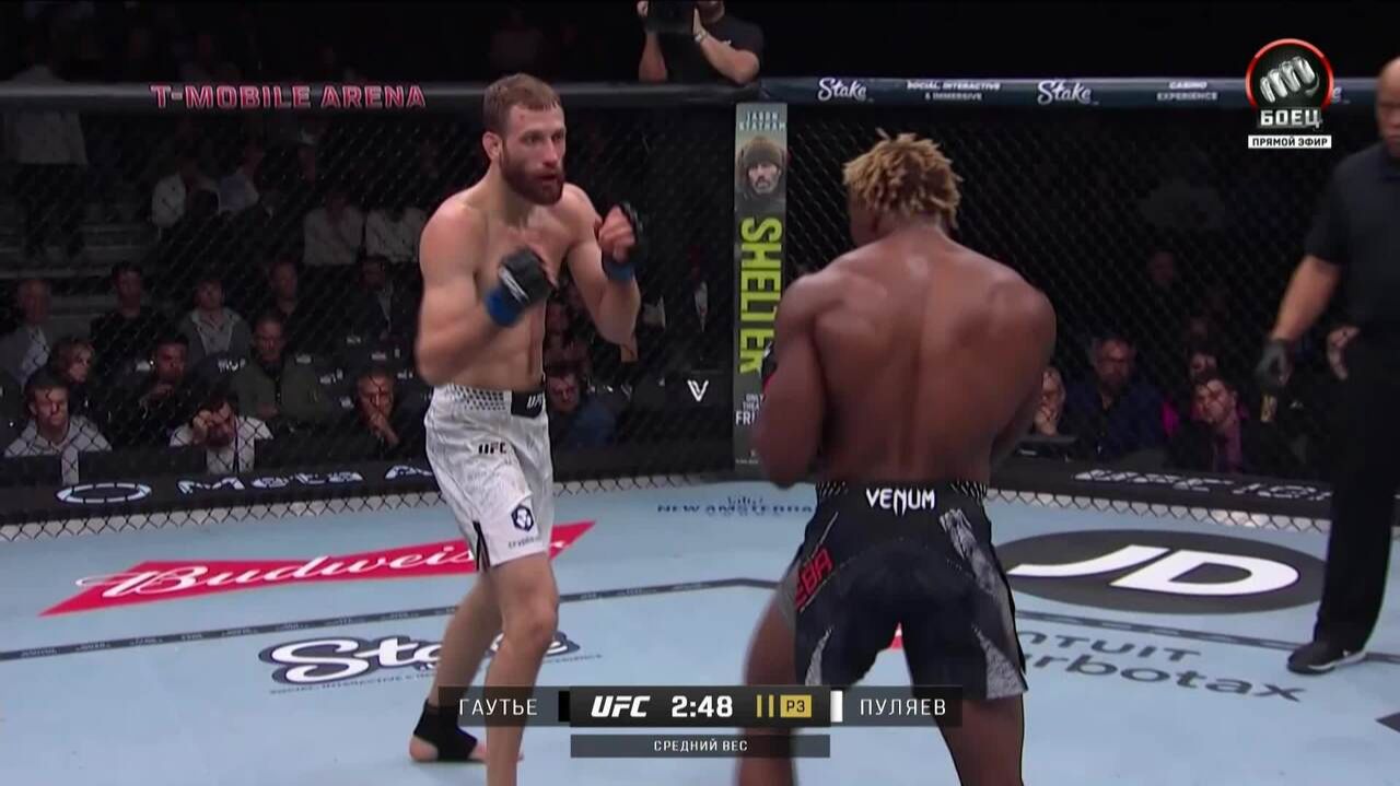 Атеба Гаутье против Андрея Пуляева (видео). UFC 324 смотреть онлайн
