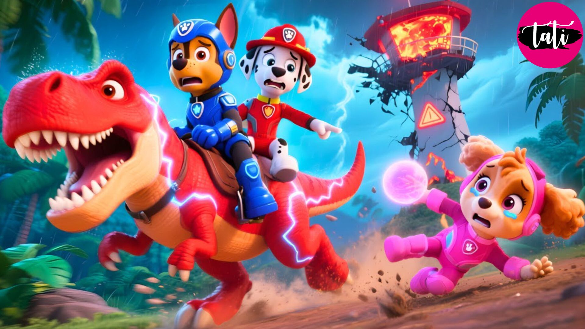 Щенячий патруль и Маршалл. Залипательное видео. Мультфильм для детей и малышей. Анимация 138 смотреть онлайн