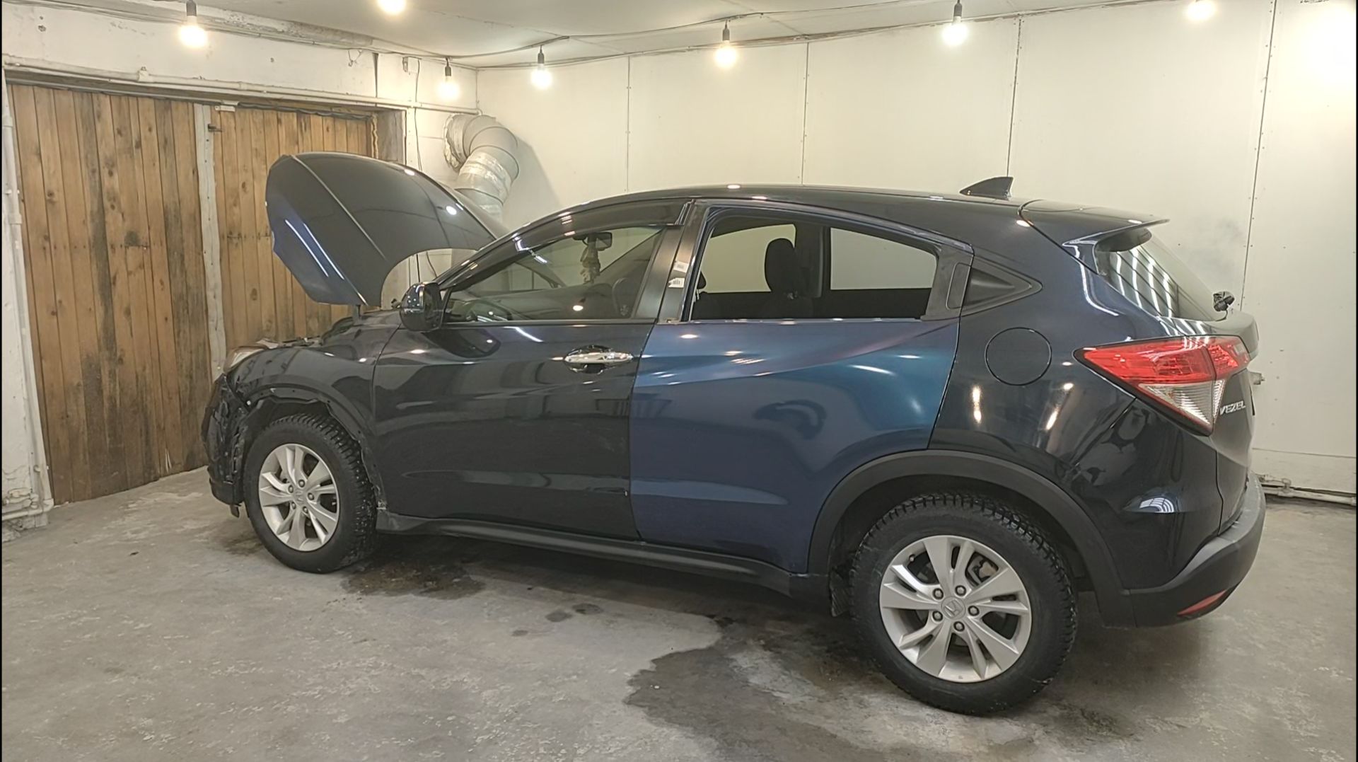 Honda Vezel: ремонт борта после дтп