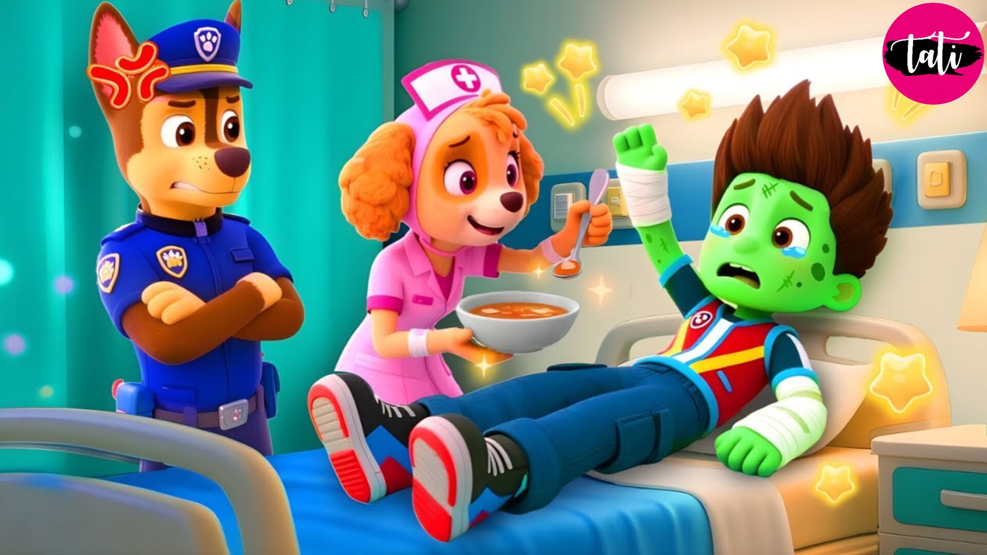 Щенячий патруль и Маршалл. Залипательное видео. Мультфильм для детей и малышей. Анимация 126 смотреть онлайн