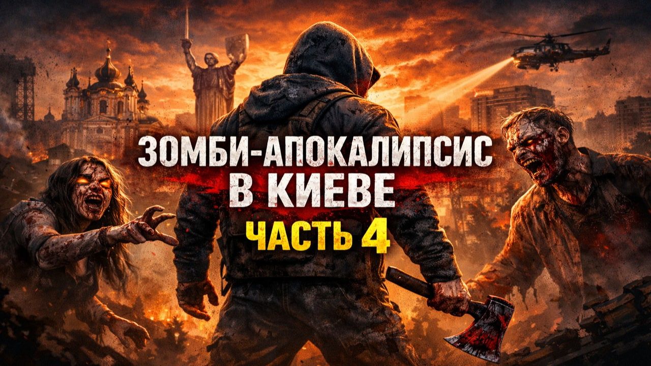 Зомби-апокалипсис в Киеве — Часть 4 | Город без связи, город без выхода! Левый берег пал! смотреть онлайн