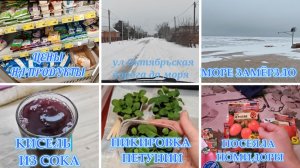 РЕДКИЕ КАДРЫ, МОРЕ, ЛЕДЯНОЙ ДОЖДЬ ,СНЕГ, ПОСЕЯЛА ПОМИДОРЫ, РАСПИКИРОВАЛА ПЕТУНИЮ