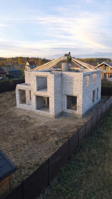 Строительство двухэтажного дома 220м2 смотреть онлайн