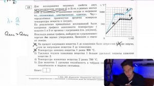 Для исследования тепловых свойств двух кристаллических веществ (1 и 2) их в равных массах - №28904
