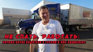 Алекс Брежнев | Не спать , работать – ночная битва водителя с грузом в Лос-Анджелесе. Алекс Брежнев