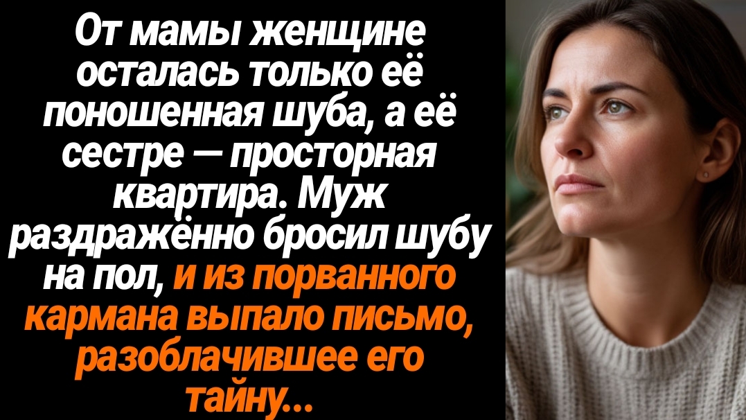 Жизненные Истории/От мамы женщине осталась только её поношенная шуба, а её сестре — просторная кварт смотреть онлайн