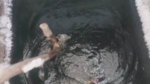 -30, а вода в колодце не замёрзла!