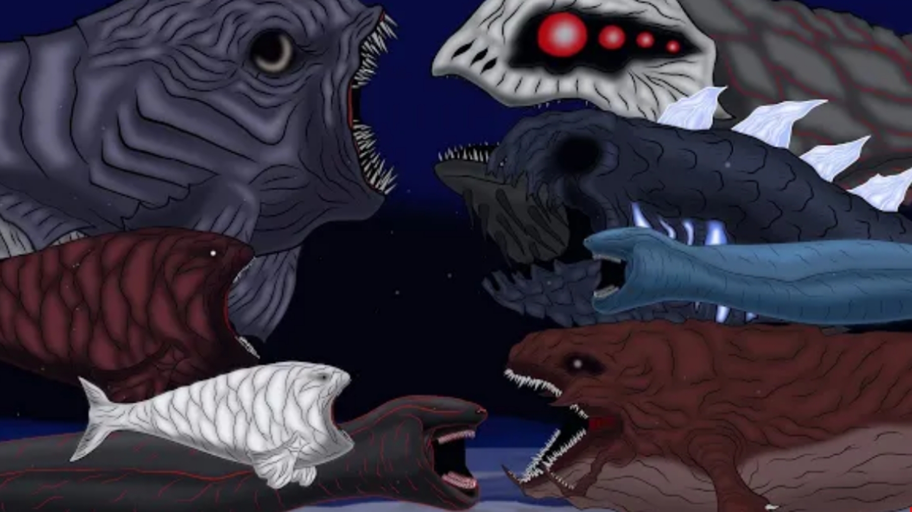 Морские Монстры и Космический Пожиратель Морей смотреть онлайн