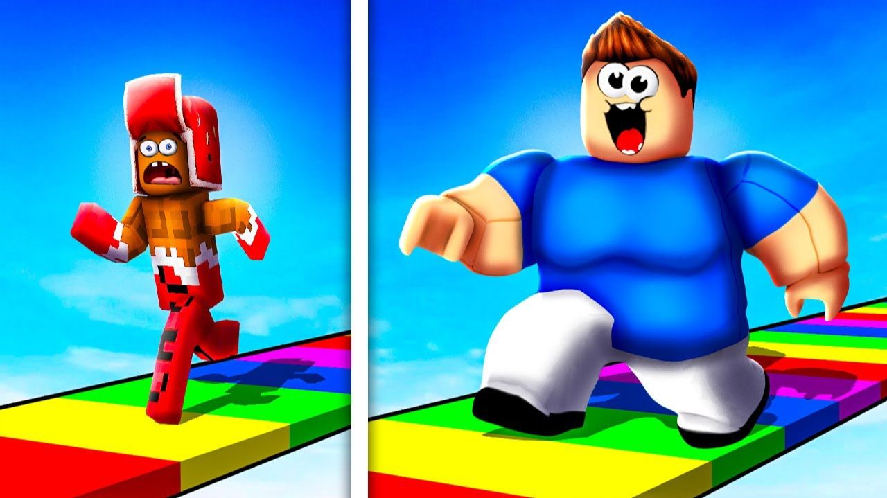 Только Самый ТОЛСТЫЙ Игрок ДОЙДЁТ до ФИНИША в РОБЛОКС! Roblox смотреть онлайн