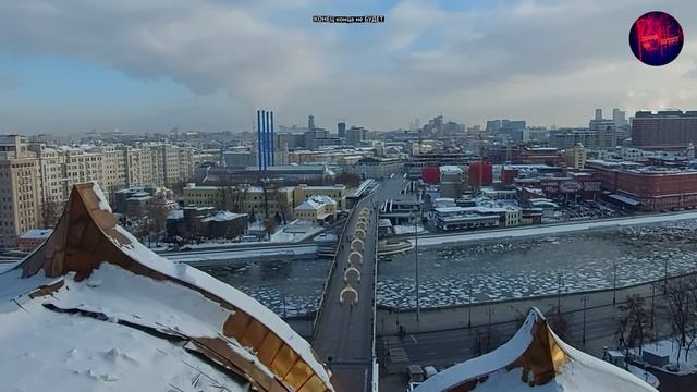 Москва. Смотровая площадка. Храм Христа Спасителя. Новый год 2026. смотреть онлайн
