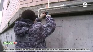 Работа по подключению домов к газовым сетям в Ингушетии