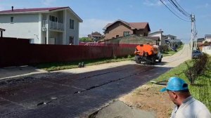 Работа гудронатора