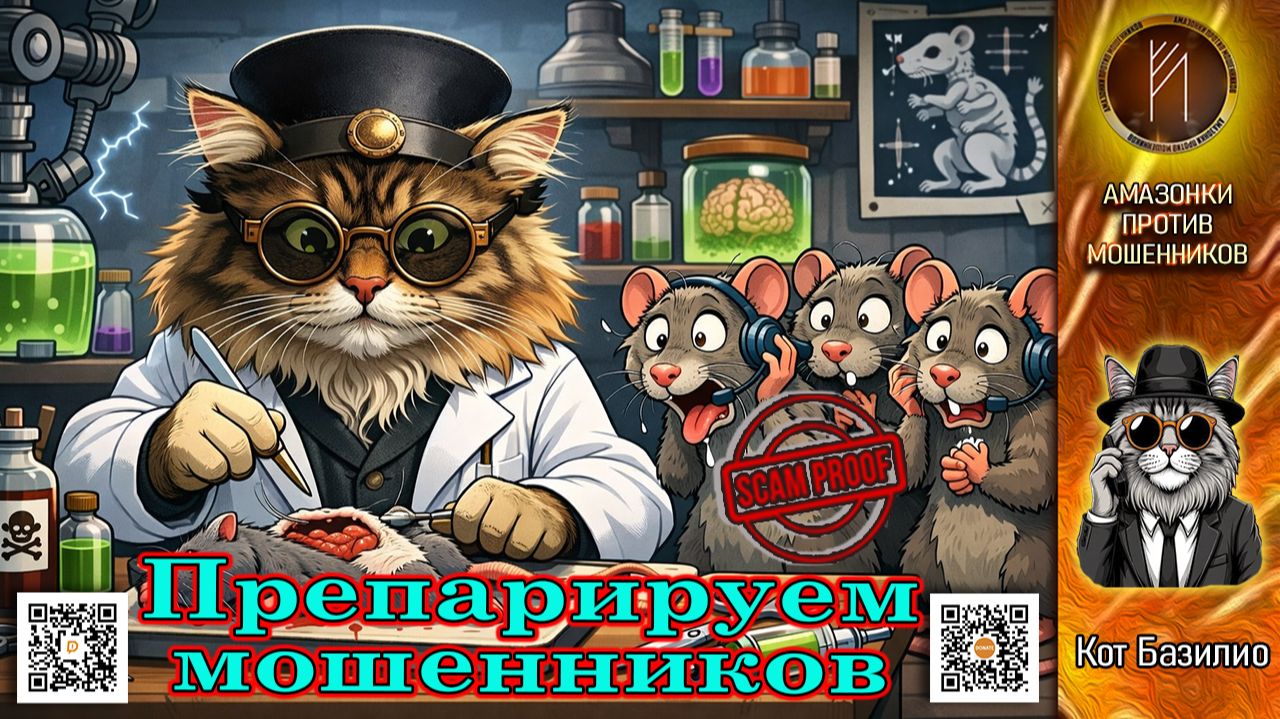 Кот Базилио. Анатомия мошенничества что внутри у "крысы". Мошенники звонят смотреть онлайн