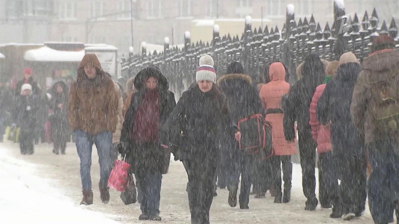 Сильный снегопад надвигается на столичный регион. смотреть онлайн