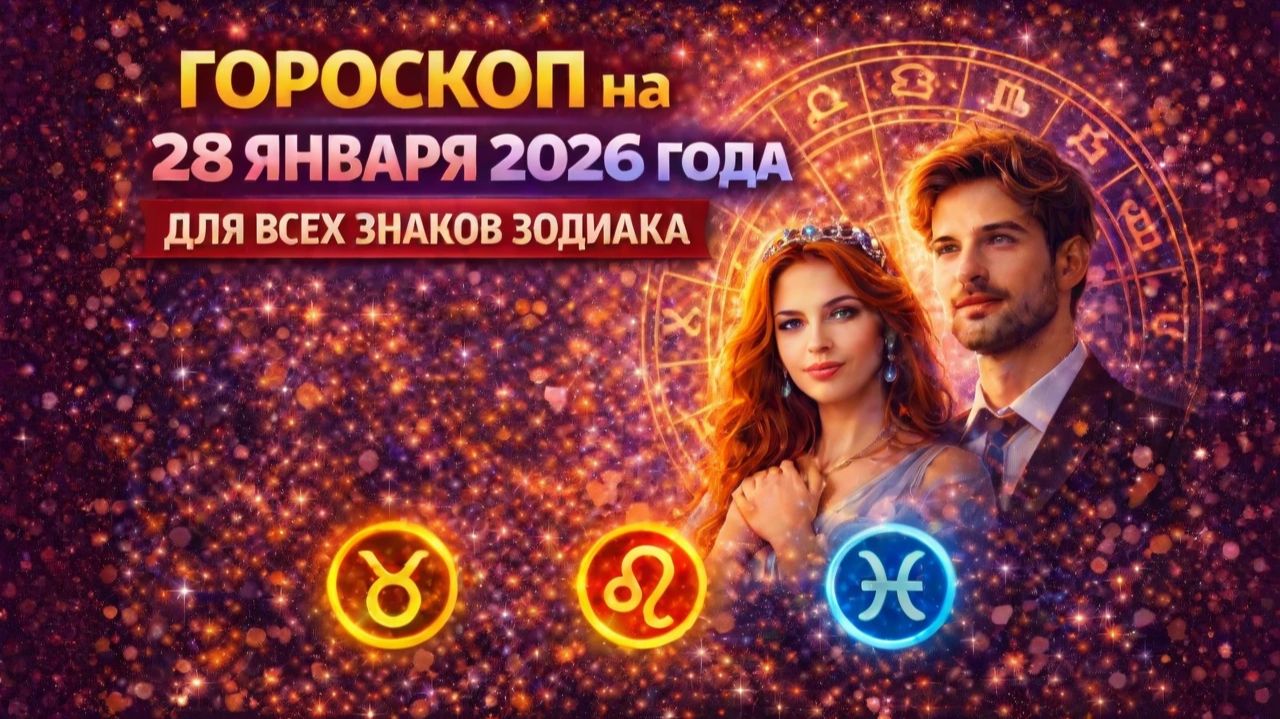 Гороскоп на 28 января 2026 года | Для всех знаков Зодиака смотреть онлайн