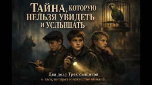 Аудиокнига полностью. Детектив. «Тайна, которую нельзя увидеть и услышать» Книга 1 из 2