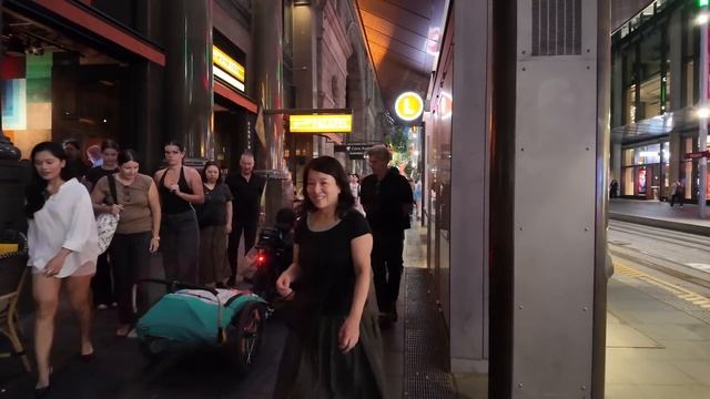 Вечерний Сидней прогулка по улицам города и атмосфера центра 🌃 смотреть онлайн
