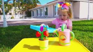 Magic Colored fruits and vegetables grow up by Like Nastya