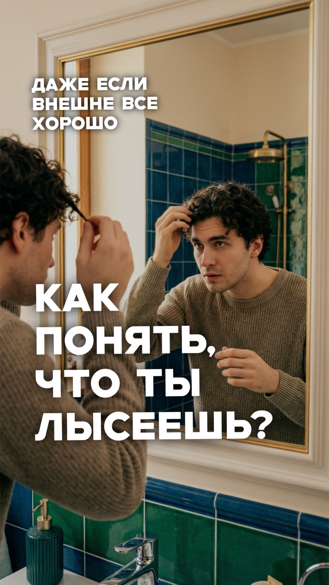 Проверь себя: началось ли облысение?😱