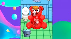 Желейный медведь Валера. Валера игра домашний питомец. Игра для детей