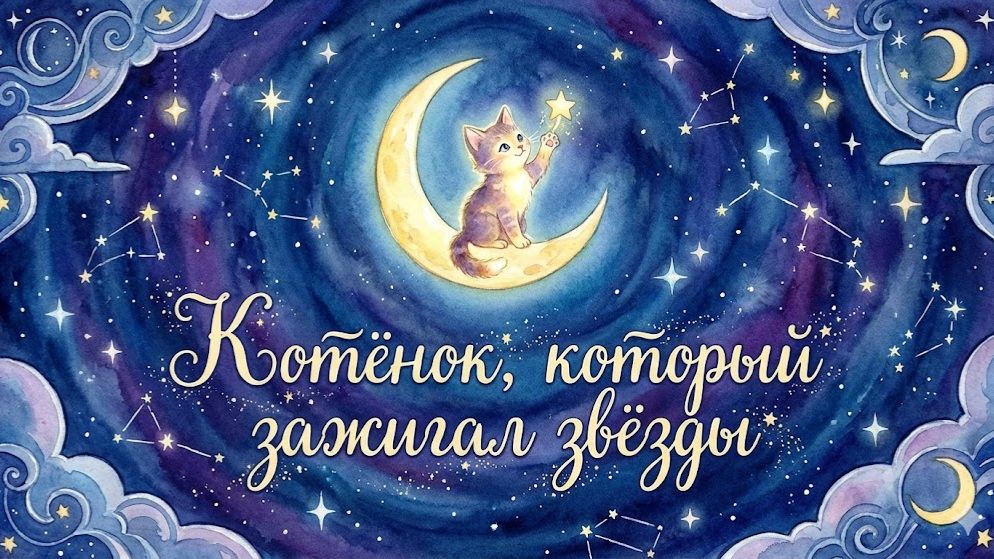 Котёнок, который зажигал звёзды смотреть онлайн