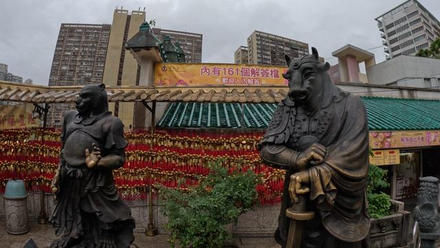 Храм Вонг Тай Син (Wong Tai Sin) в Гонконге! смотреть онлайн