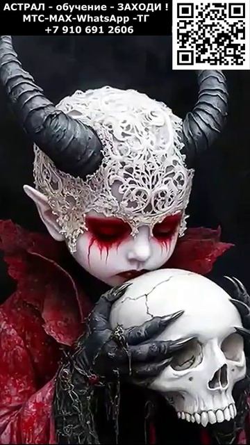 Дьявольский хоррор. Красивое астральное фэнтези. ИИ. Арт нейросеть #ИИ #нейросеть #видео #AI #хоррор смотреть онлайн