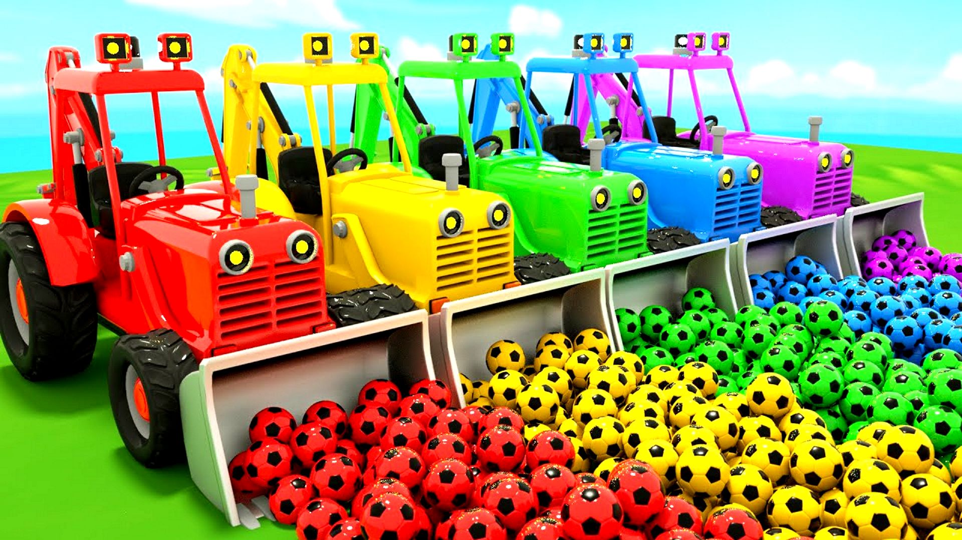 Классные мультяшки для детей и малышей про машинки с весёлыми песенками смотреть онлайн