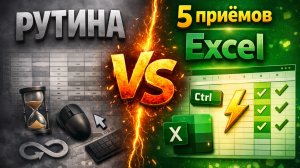 5 ПРИЁМОВ в Excel, которые реально ЭКОНОМЯТ время