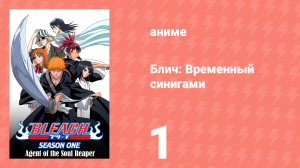 Блич: Временный синигами 1 серия (аниме-сериал, 2004)