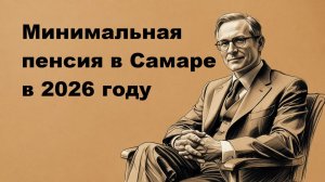 Минимальная пенсия в Самаре в 2026 году