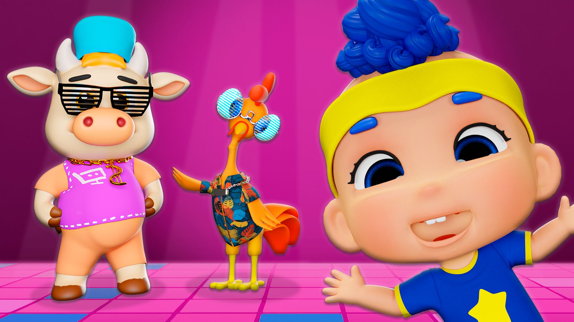 Мяу-Муу-Гав с Карапузами DB | D Billions Детские Песни смотреть онлайн