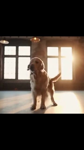 Ретривер танцует собачьи_приключения радость_собаки питомцы_в_движении танцующий_собака