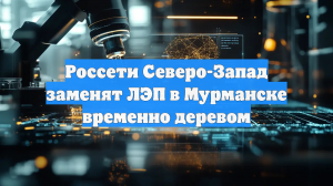В Мурманской области для ЛЭП поставят временные деревянные опоры