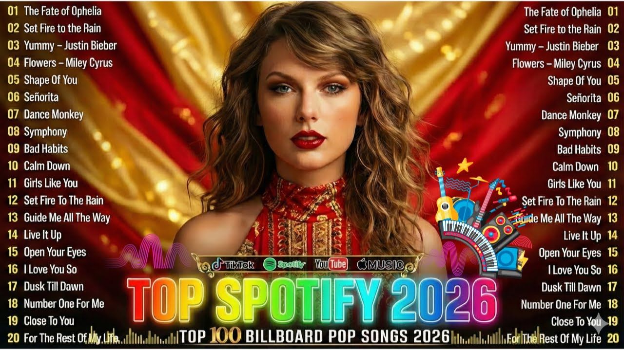 Шазам Топ Лучших Зарубежных Хитов 2026 Rihanna Taylor Swift, Adele, Bruno Mars, Lady Gaga, Maroon 5 смотреть онлайн